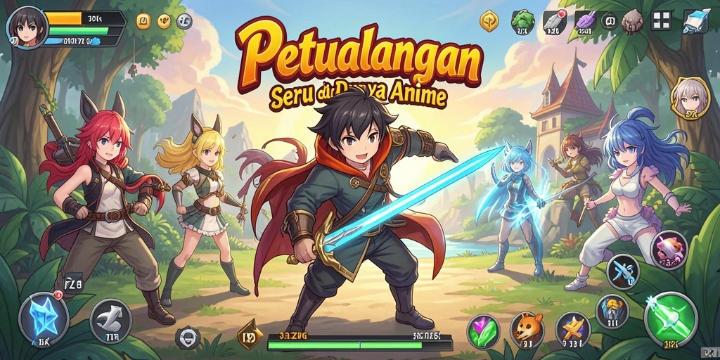 Tampilan gameplay <strong>33ZK</strong> dengan karakter Anime yang menakjubkan.