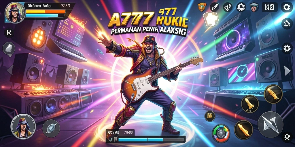 Gameplay A7777 yang menarik dengan berbagai pilihan lagu.