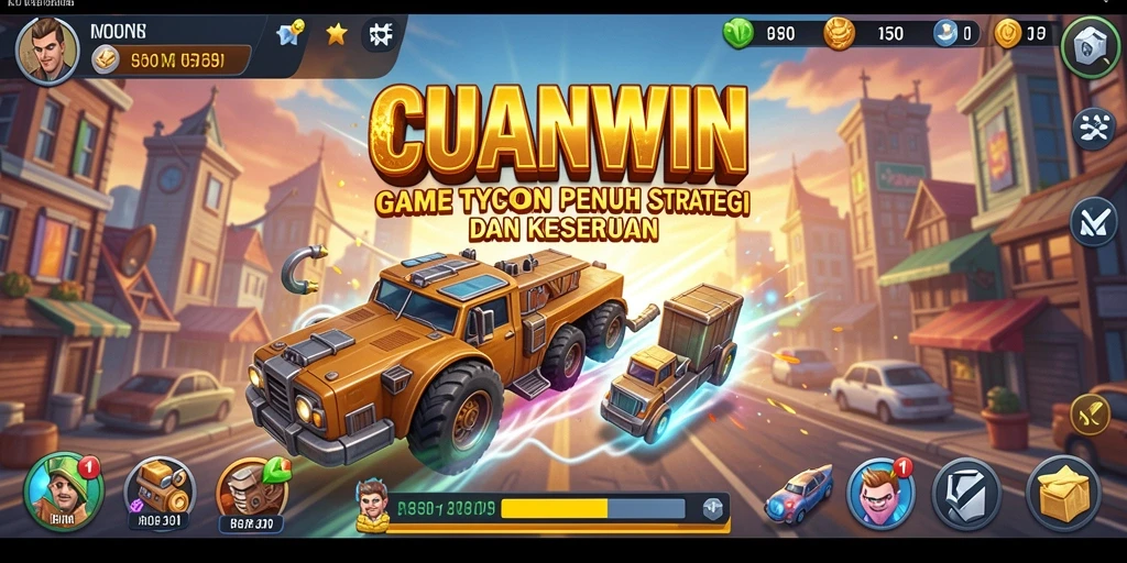 Tampilan gameplay CUANWIN yang dinamis dan menarik.