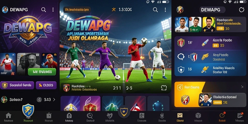 Tampilan gameplay menarik dari aplikasi Sportsbook DEWAPG.