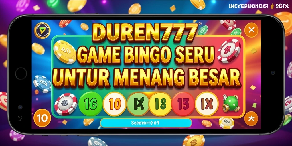 Gameplay menarik di DUREN777 dengan aksi Bingo penuh warna.