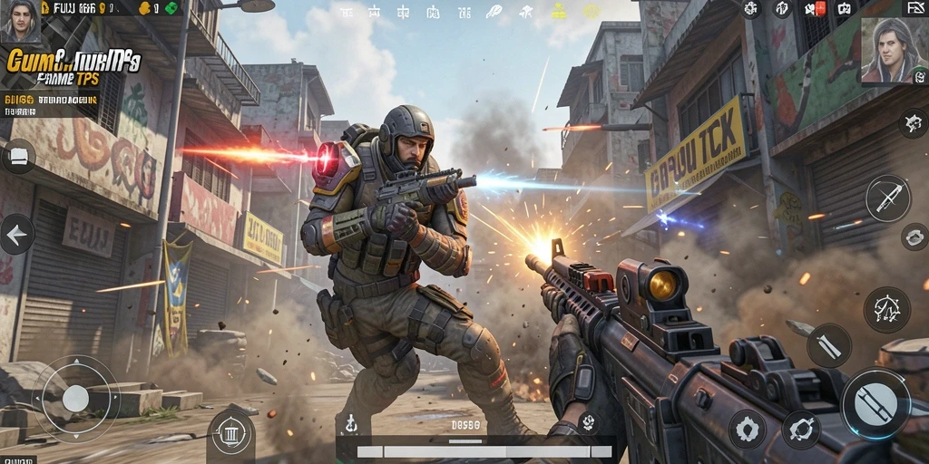 Gameplay FUJI66 yang seru dan menegangkan dalam pertarungan TPS.