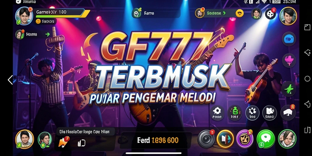 Tampilan gameplay GF777 yang menawan dengan berbagai musik.