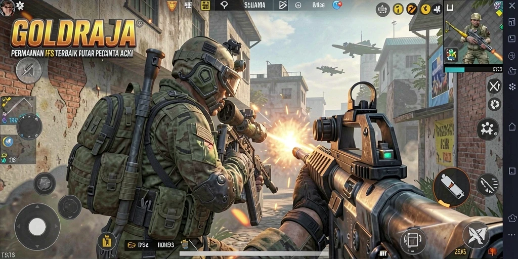 Tampilkan aksi terbaik dalam gameplay FPS yang memukau.