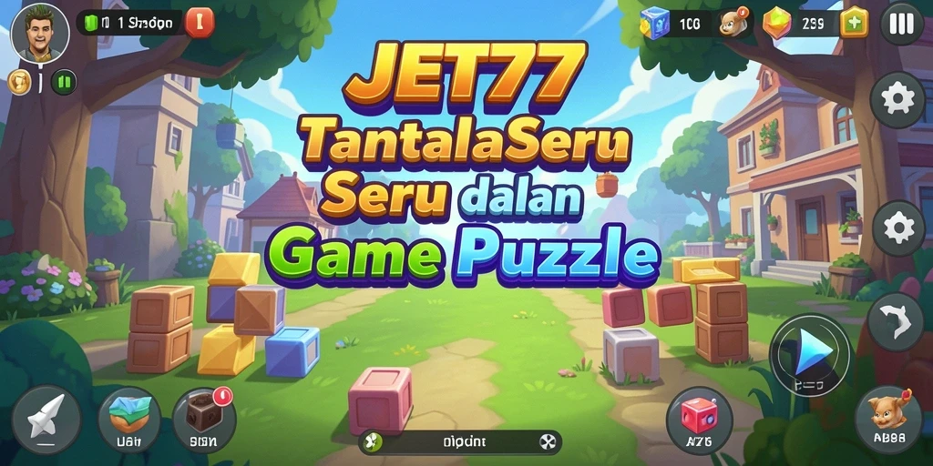Tampilan gameplay menarik dari JET77 yang menantang pemain.