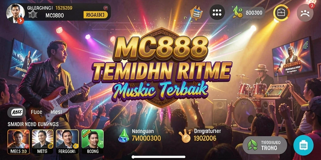 Tampilan gameplay MC888 dengan interaksi musik yang menghibur.