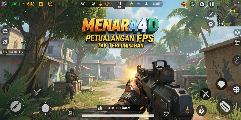 Tampilan menakjubkan dari gameplay intens MENARA4D dalam aksi.
