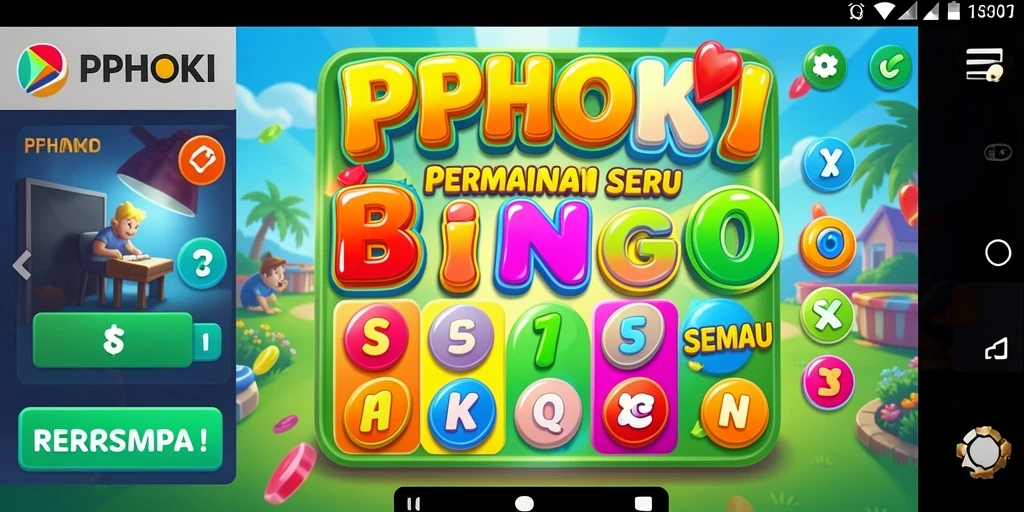Tampilan gameplay Bingo yang menarik dan interaktif.