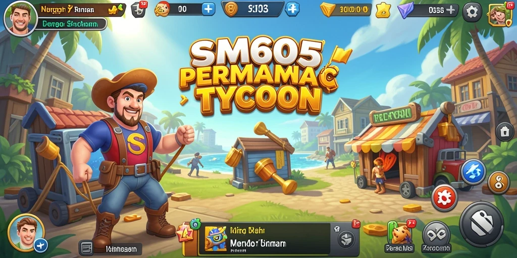Tampilan gameplay <strong>SM605</strong> yang menarik dan menantang.